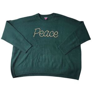 Vince Camuto Women's Warm Cozy Festive Holiday Sweater - Peace